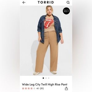 COPY - Torrid camel dress pants 20T NWT